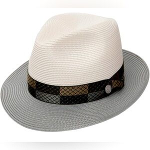 Stetson Andover Grey 71/4R Florentine Italy  Hat